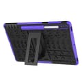 Miniatyrbillede 3 af 5: Stødbestandigt cover med stativ Samsung Galaxy Tab S9 Plus 12.4 - Lilla