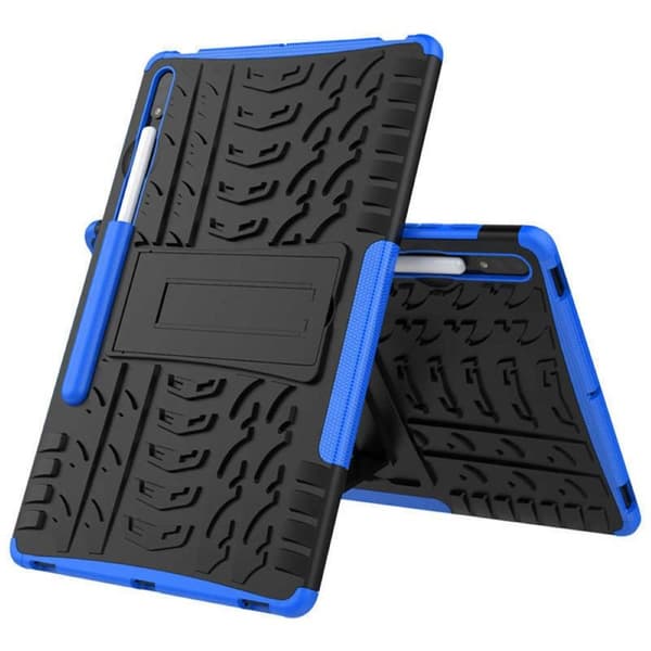 Stødbestandigt cover med stativ Samsung Galaxy Tab S9 Plus 12.4 - Blå