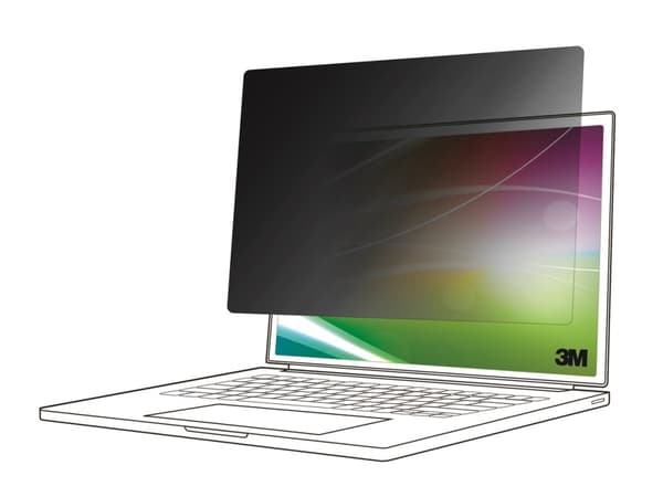 3M Bright Screen -yksityisyyssuodatin 14 tuuma Full Screen kannettavalle tietokoneelle, 16:9, BP140W9E, 35,6 cm (14"), 16:9, Kannettava tietokone, Ke