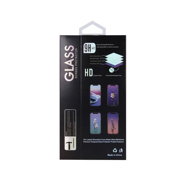 Tempererat Skärmskydd 6D for Oppo A78 / A58 / A58x - Svart ram