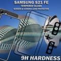 Miniatyrbild 3 av 5: 2-Pack Samsung S21 FE Skärmskydd & 2-Pack linsskydd - Härdat Glas 9H - Super kvalitet 3D