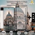Miniatyrbild 1 av 5: 2-Pack Google Pixel 6 Pro Skärmskydd & 1-Pack linsskydd - Härdat Glas 9H - Super kvalitet 3D