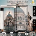 Miniatyrbild 1 av 5: 2-Pack Google Pixel 6 Pro Skärmskydd & 2-Pack linsskydd - Härdat Glas 9H - Super kvalitet 3D