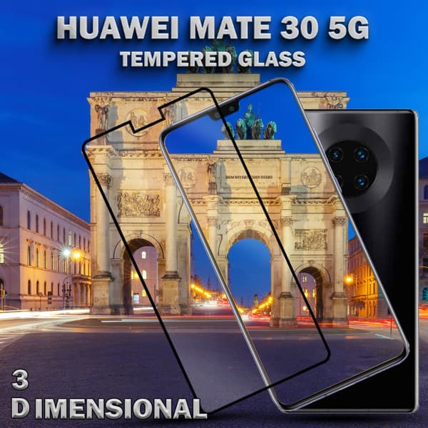 1-Pack Huawei Mate 30 (5G) Skärmskydd - Härdat Glas 9H - Super kvalitet 3D