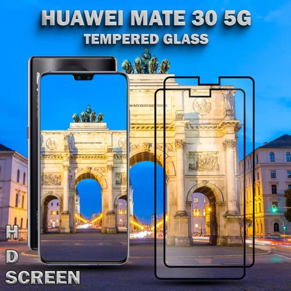 2-Pack Huawei Mate 30 (5G) - Härdat Glas 9H – Super kvalitet 3D Skärmskydd