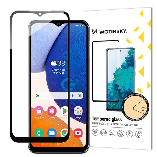 Skjermbeskyttelse i glass Samsung A14 4G/5G fullskjerm