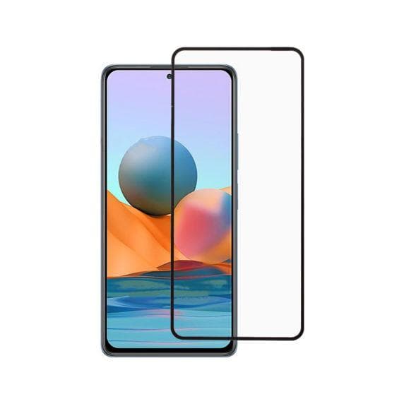 Skärmskydd Xiaomi Redmi Note 10 Pro - 3D Härdat Glas Svart