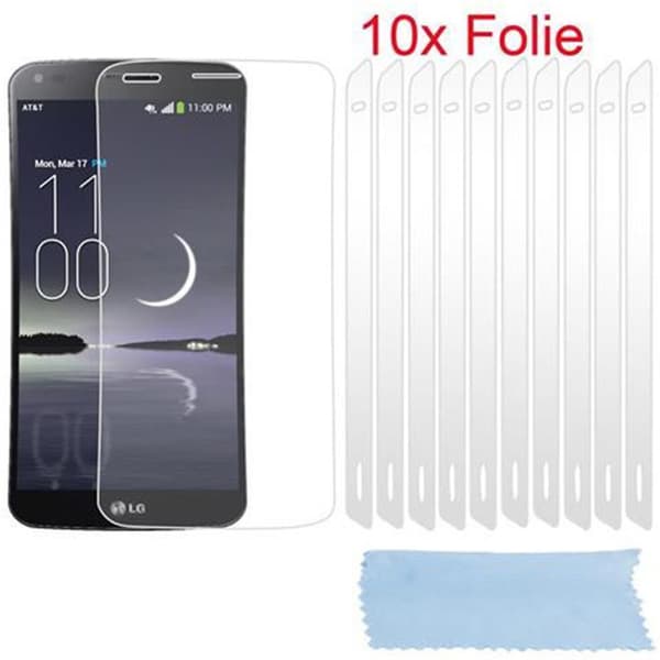 Skärmskyddsfilmer för LG G FLEX Skyddsfilm 10 Stycken mycket genomskinlig skyddsfilm mot damm, smuts och repor