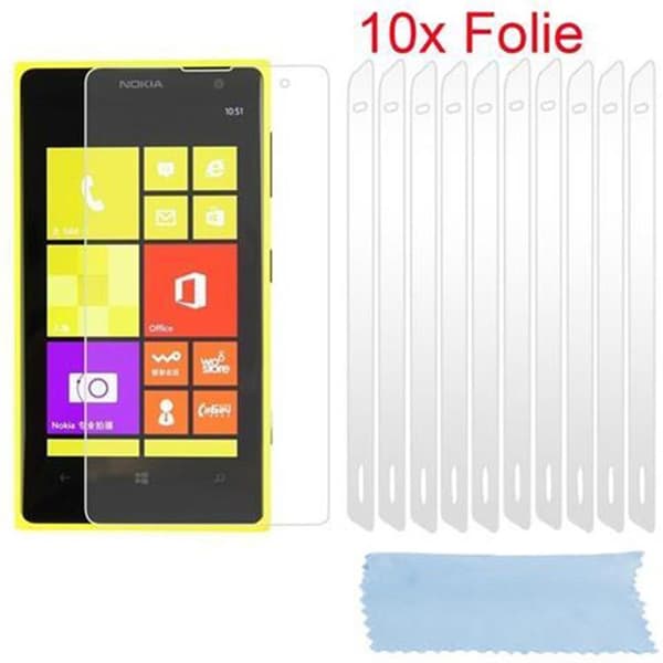 Skjermbeskyttelsesfilmer for Nokia Lumia 1020 10 stk. svært gjennomsiktige beskyttelsesfilmer mot støv, smuss og riper