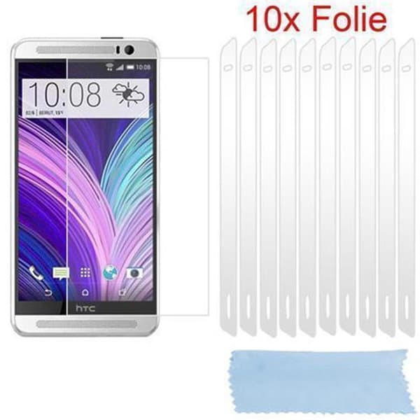 HTC ONE M8 Suojakalvo 10x erittäin läpinäkyviä suojakalvoja pölyä, likaa ja naarmuja vastaan