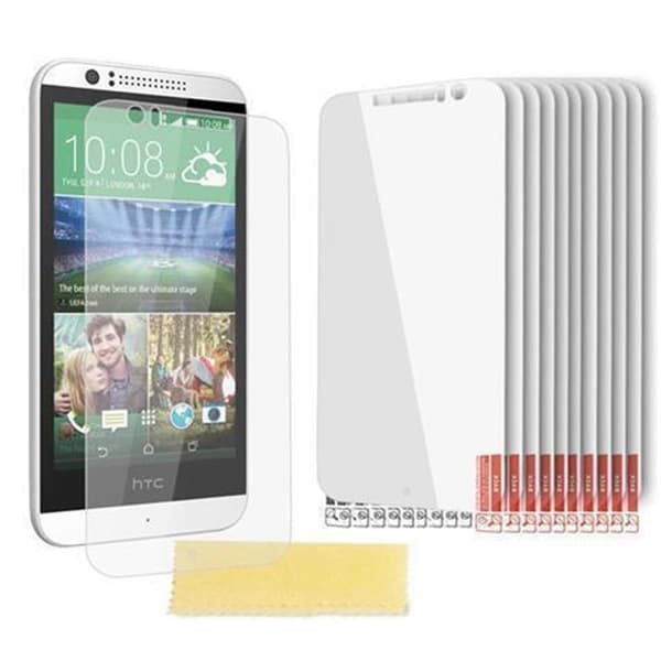 Skjermbeskyttelsesfilmer for HTC Desire 600 10 stk. svært gjennomsiktige beskyttelsesfilmer mot støv, smuss og riper
