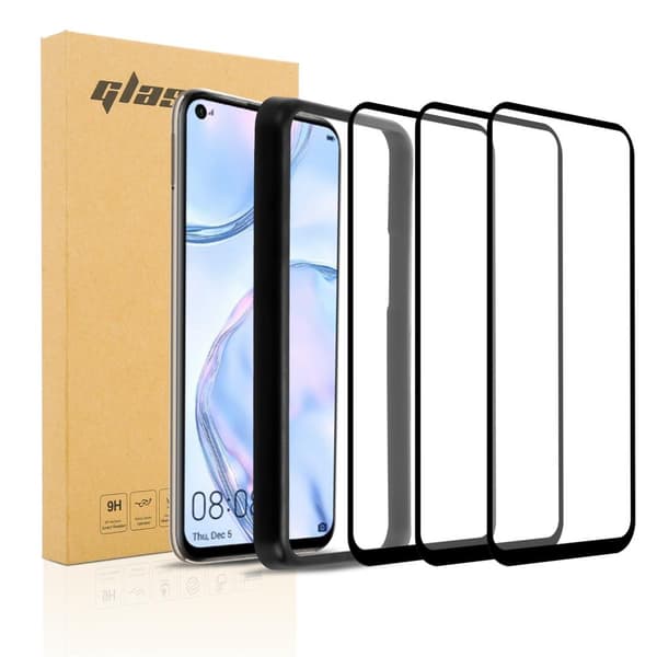 Huawei NOVA 6 SE / P40 LITE / NOVA 7i 3x Skærmbeskytter Beskyttelsesglas