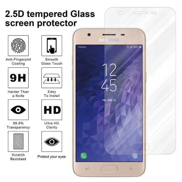Samsung Galaxy J3 2018 Skærmbeskytter Beskyttelsesglas