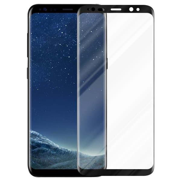 Skyddsfilm helt självhäftande för Samsung Galaxy S8 PLUS Skyddsglas Skärmskydd Full Glue (Tempered) härdat glas för skydd