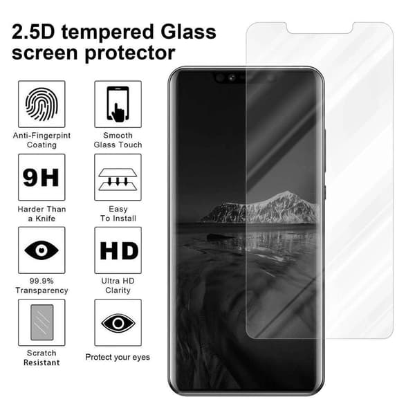 Skyddsfilm för Huawei MATE 20 PRO Skärmskydd Skyddsglas Härdat (Tempered)-glas för skydd
