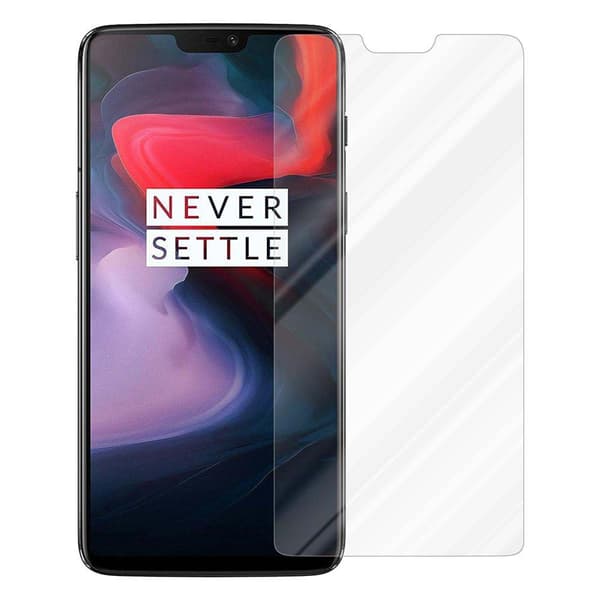 Skjermbeskytter Skärmskyddtil til OnePlus 6 Herdet Skjermglass