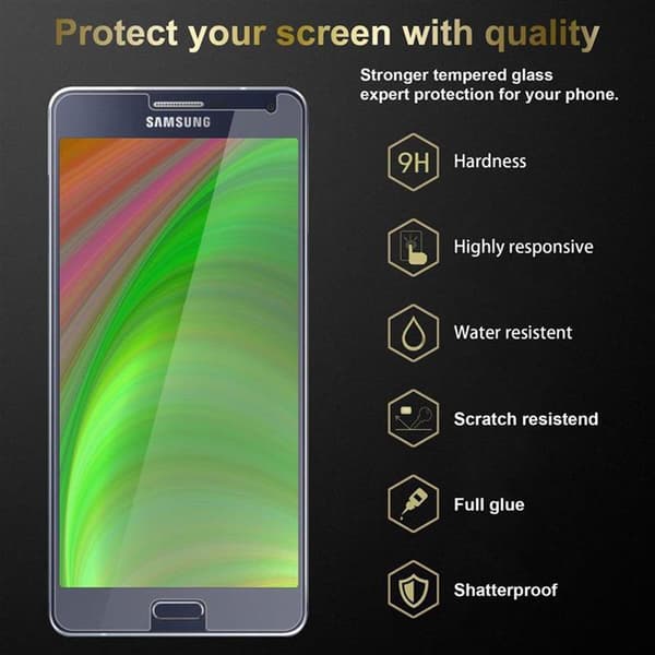 Samsung Galaxy A7 2015 3x Skærmbeskytter Beskyttelsesglas