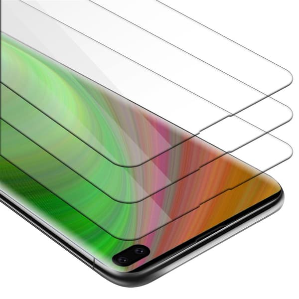 Samsung Galaxy S10 PLUS 3x Skærmbeskytter Beskyttelsesglas