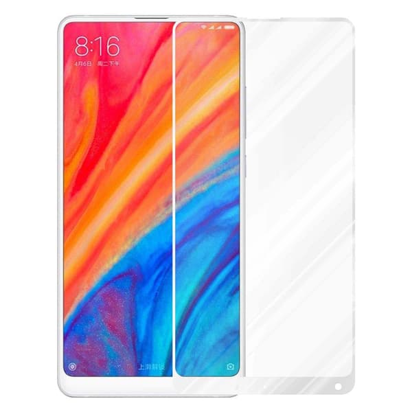 Skyddsglas för Xiaomi Mi MIX 2S Skyddsfilm Skärmskydd Full Screen Härdat (Tempered)-glas för skydd