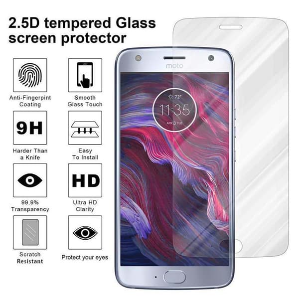 Motorola MOTO X4 Suojakalvo Karkaistu lasi / Suojalasi näytönsuoja 9H kovuudella ja 3D-kosketusyhteensopivuudella