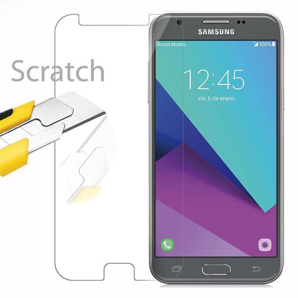 Samsung Galaxy J3 2017 Suojakalvo Karkaistu lasi / Suojalasi näytönsuoja 9H kovuudella ja 3D-kosketusyhteensopivuudella