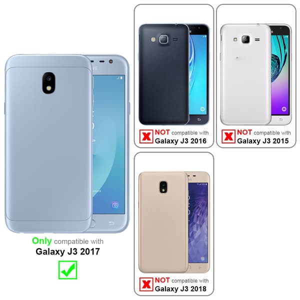 Samsung Galaxy J3 2017 Suojakalvo Karkaistu lasi / Suojalasi näytönsuoja 9H kovuudella ja 3D-kosketusyhteensopivuudella
