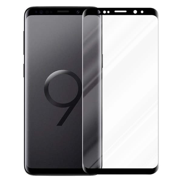 Samsung Galaxy S9 PLUS Karkaistu lasi / Suojalasi näytönsuoja Full Adhesive Suojakalvo karkaistu täysi liima (karkaistu) näytön 9H kovuudella ja 3D