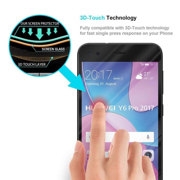 Skærmbeskytter Huawei Y6 PRO 2017 Beskyttelsesglas