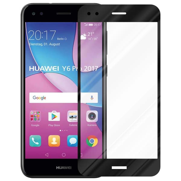 Huawei Y6 PRO 2017 Karkaistu lasi / Suojalasi näytönsuoja Fullscreen Armour Film näytön suojakalvo 9H kovuudella ja 3D Touch
