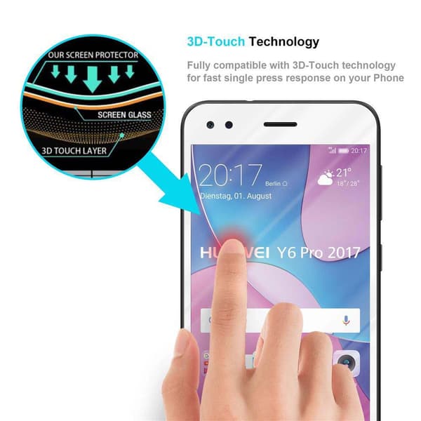 Skærmbeskytter Huawei Y6 PRO 2017 Beskyttelsesglas
