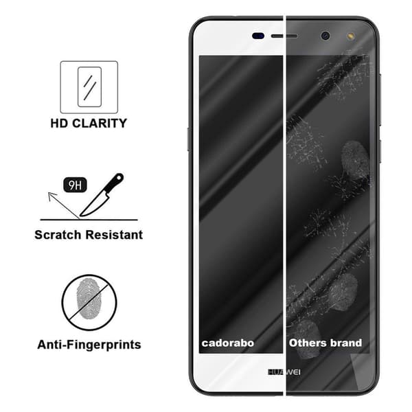 Huawei Y5 2017 / Y6 2017 Karkaistu lasi / Suojalasi näytönsuoja Fullscreen Armour Film näytön suojakalvo 9H kovuudella ja 3D Touch