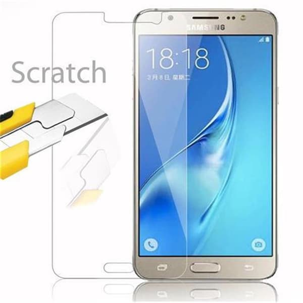 Samsung Galaxy J5 2015 Suojakalvo Karkaistu lasi / Suojalasi näytönsuoja 9H kovuudella ja 3D-kosketusyhteensopivuudella
