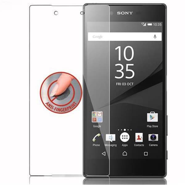Skjermbeskytter Skärmskyddtil til Sony Xperia Z5 PLUS Herdet Skjermglass