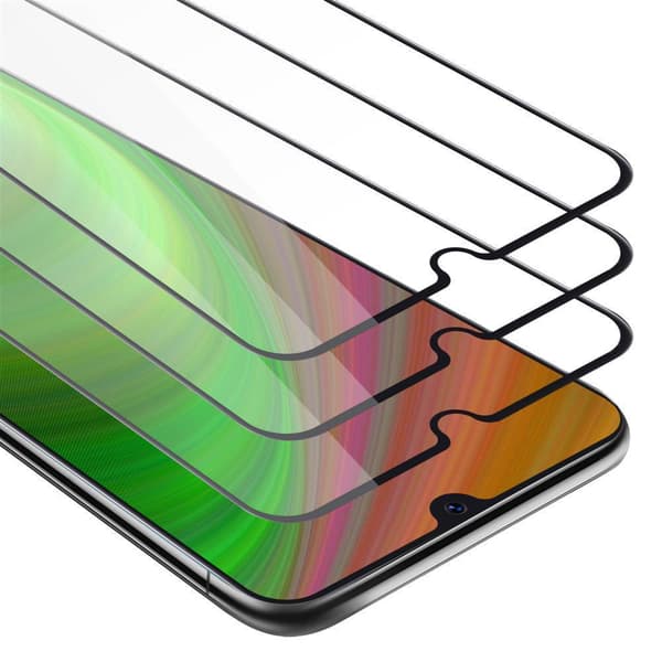 Samsung Galaxy A40 3x Skyddsglas Skärmskydd Skyddsfilm Härdat (Tempered)-glas för skydd Full Cover