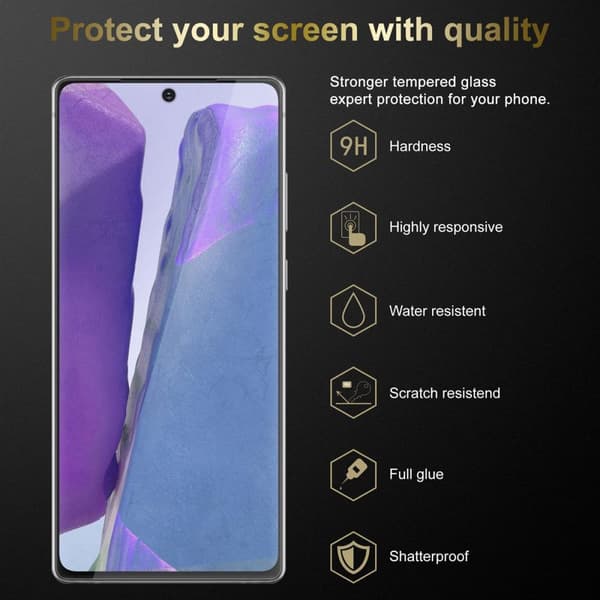 Skjermbeskytter Skärmskyddtil til Samsung Galaxy NOTE 20 Herdet Skjermglass