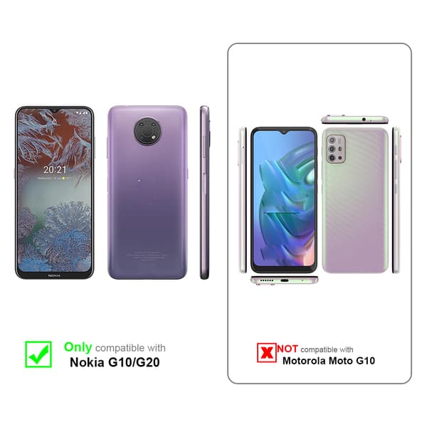 Skjermbeskytter Skärmskyddtil til Nokia G10 / G20 Herdet Skjermglass Full Skjerm