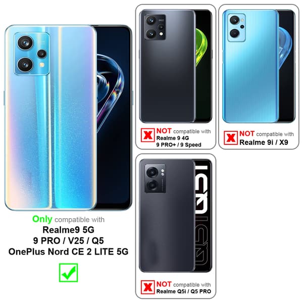 Skyddsfilm för Realme 9 5G / 9 PRO / V25 / Q5 / OnePlus Nord CE 2 LITE 5G Skärmskydd Skyddsglas Härdat (Tempered)-glas för skydd