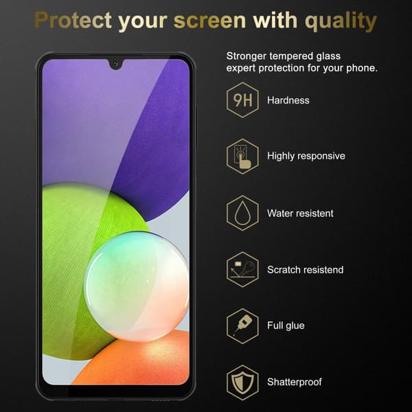 Skyddsglas för Samsung Galaxy A22 4G / M22 / M32 4G Skyddsfilm Skärmskydd Full Screen Härdat (Tempered)-glas för skydd