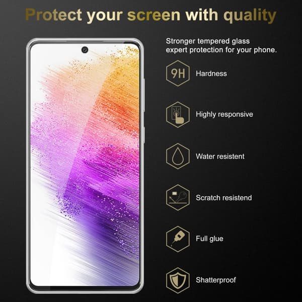Samsung Galaxy A73 5G 3x Skærmbeskytter Beskyttelsesglas