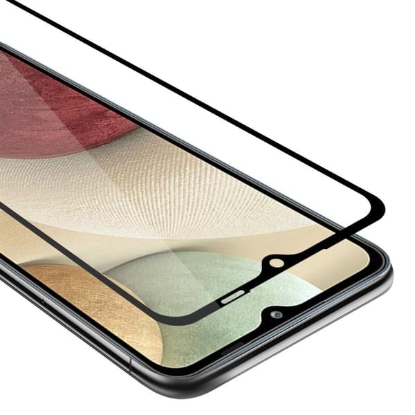 Samsung Galaxy A12 / M12 Karkaistu lasi / Suojalasi näytönsuoja Fullscreen Armour Film näytön suojakalvo 9H kovuudella ja 3D Touch