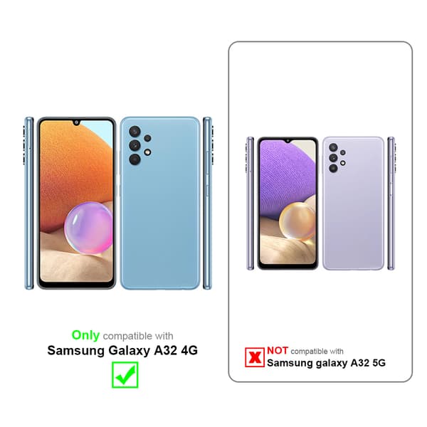 3x Samsung Galaxy A32 4G Suojakalvo Karkaistu lasi / Suojalasi näytönsuoja 3-pack näyttölasia 9H kovuudella ja 3D Touchin kanssa fullscreen