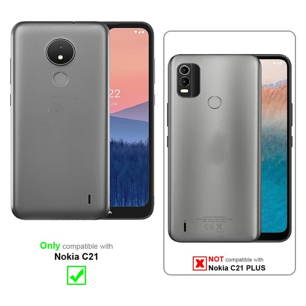 3x Nokia C21 Karkaistu lasi / Suojalasi näytönsuoja Suojakalvo 9H kovuudella ja 3D Touch -yhteensopivuudella