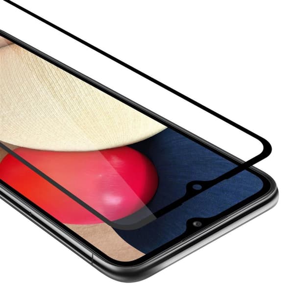 Skjermbeskytter Skärmskyddtil til Samsung Galaxy A02s Herdet Skjermglass Full Skjerm