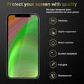 Pikkukuva 3 / 8: iPhone 13 MINI Karkaistu lasi / Suojalasi näytönsuoja Fullscreen Armour Film näytön suojakalvo 9H kovuudella ja 3D Touch