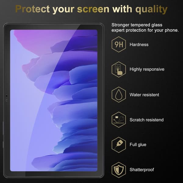 Samsung Galaxy Tab A7 (10.4 Zoll) 3x Skærmbeskytter Beskyttelsesglas