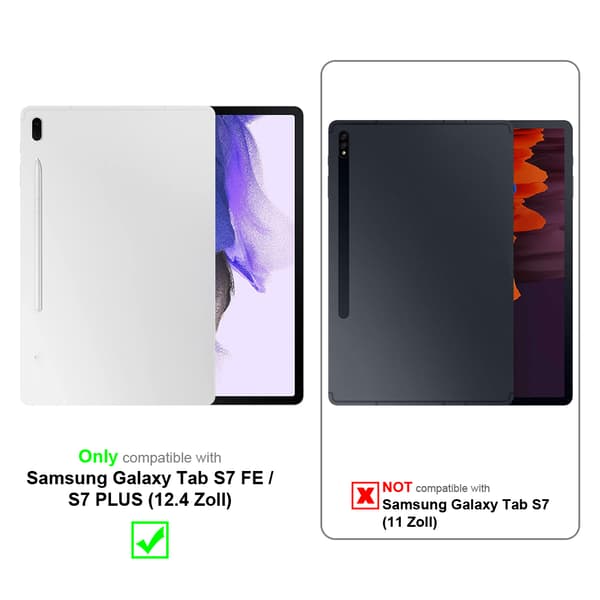Samsung Galaxy Tab S7 FE / S7 PLUS (12.4 Zoll) Skærmbeskytter Beskyttelsesglas