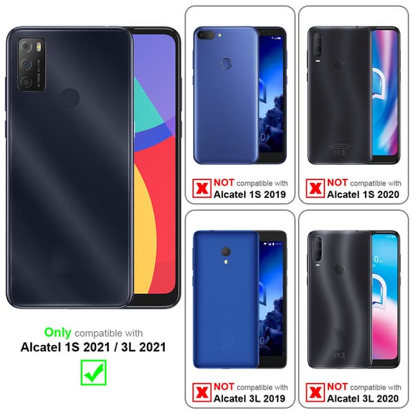 Alcatel 1S 2021 / 3L 2021 Skærmbeskytter Beskyttelsesglas