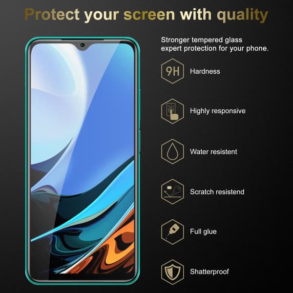 Xiaomi RedMi 9T / POCO M3 3x Skärmskydd Skyddsglas Skyddsfilm Härdat (Tempered)-glas för skydd