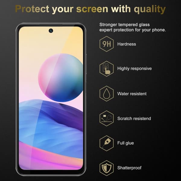 Xiaomi RedMi NOTE 10 5G / POCO M3 PRO 5G 3x Skærmbeskytter Beskyttelsesglas