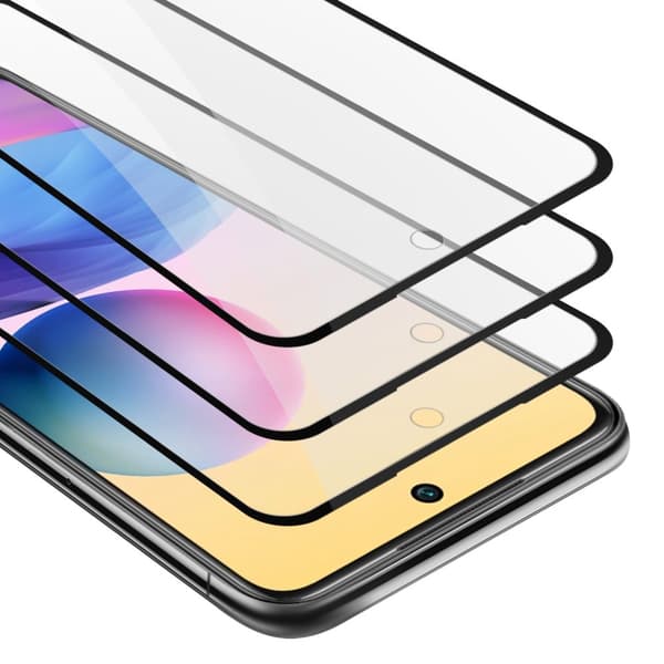 Xiaomi RedMi NOTE 10 5G / POCO M3 PRO 5G 3x Skyddsglas Skärmskydd Skyddsfilm Härdat (Tempered)-glas för skydd Full Cover